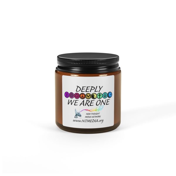 Deeply We Are ONE // Scented Soy Candle (Multi-Size, Amber Jar)