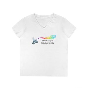 Colorful V-Neck T-Shirt with Inspiring Message, Perfect for Casual Outings, Gift for Friends, New Age Apparel, Motivational Style, [...]