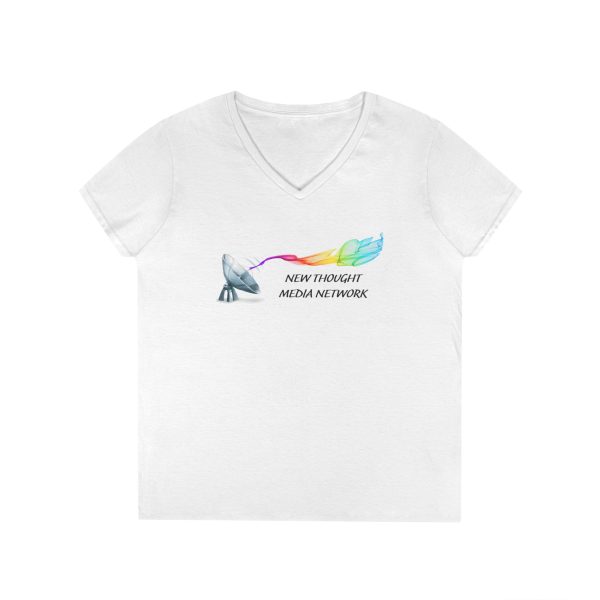 Colorful V-Neck T-Shirt with Inspiring Message, Perfect for Casual Outings, Gift for Friends, New Age Apparel, Motivational Style, [...]